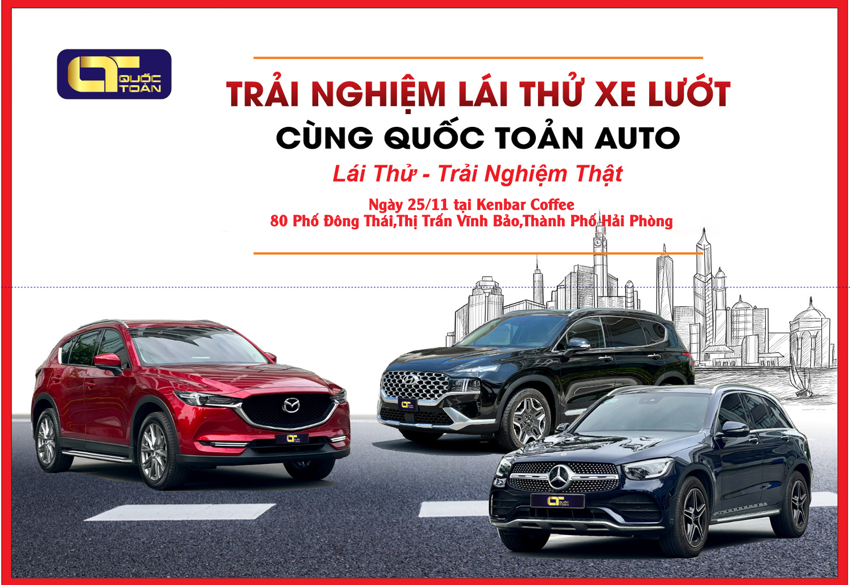LẦN ĐẦU TIÊN TẠI HẢI PHÒNG: TRẢI NGHIỆM LÁI THỬ XE LƯỚT CÙNG QUỐC TOẢN AUTO